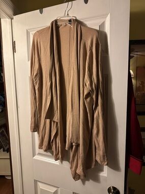 Ann Taylor Draped Open-Front Cardigan
